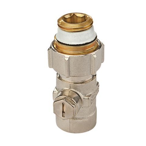 Simplex Einzel-Kugelhahn Exclusiv D1/IG, 1/2" IG, f. Ventil-HK m. 1/2" IG