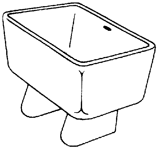 Keramag Waschbütte Garda 355675 740x585x350mm weiß(alpin)