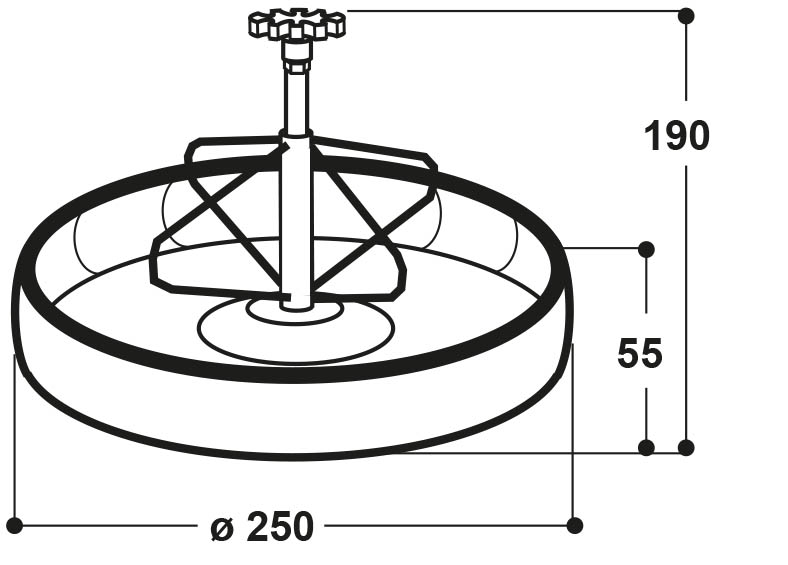 Suevia Ferkelteller Mod. 290, Art.-Nr. 130.0290, zum Anfuettern von Saugferkeln