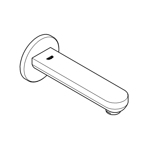 Grohe Wanneneinlauf Eurosmart C 13261 Wandmontage chrom