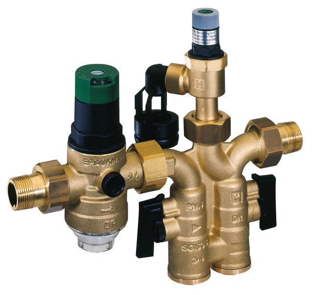 Honeywell Sicherheitsgruppe m. Druckminderer SG160SD, Mess.