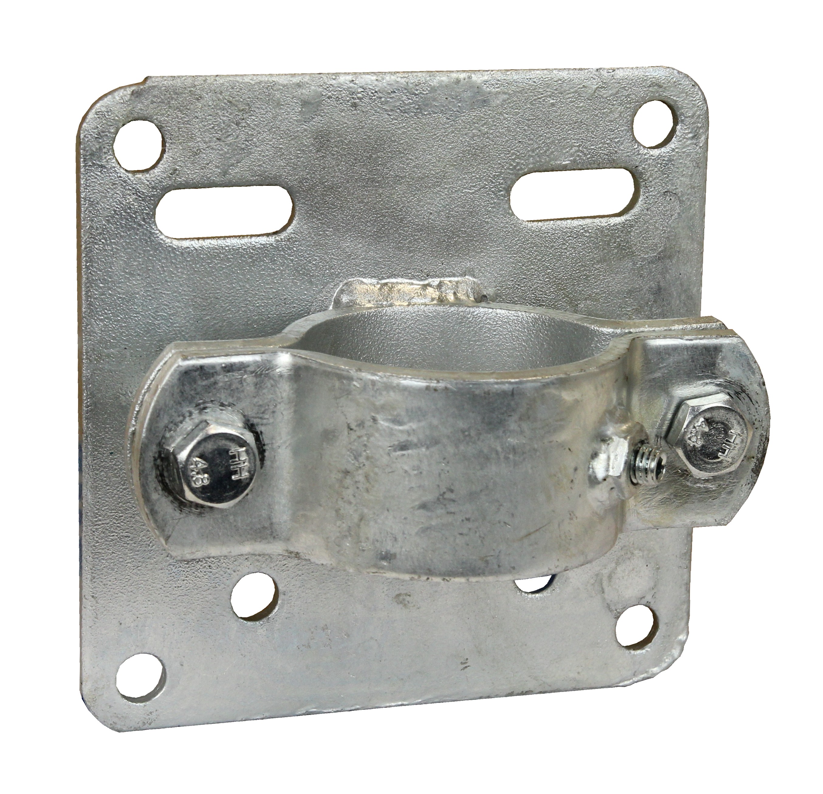 Suevia Tränkenhalter Rohr D: 76 mm, (2½") flach, o. Schrauben, Nr.101.1486