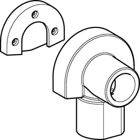 Geberit Mepla Schalldämm-Set zu Aschlusswinkel 90° einfach