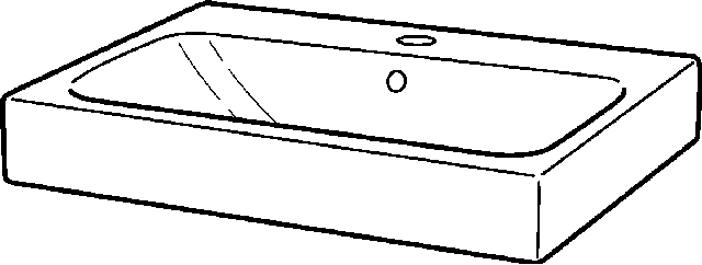 Keramag Waschtisch iCon 600x485mm