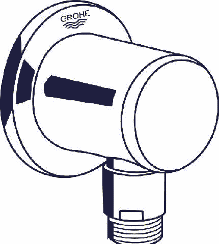 Grohe Wandanschlussbogen Relexa 28678 DN15 eigensicher chrom