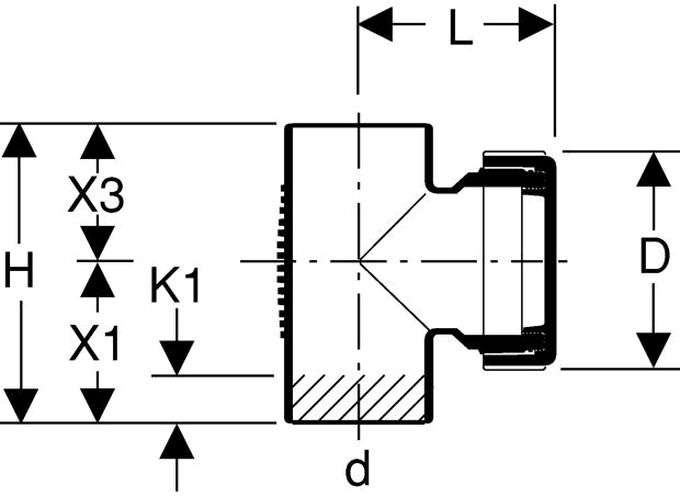 Geberit Silent-db20 Reinigungsöffnung