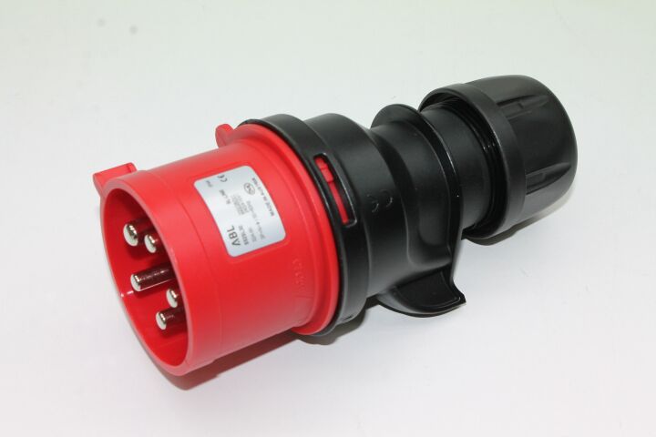 CEE-Stecker  5 x 32 A, 400 V, schraubenlos