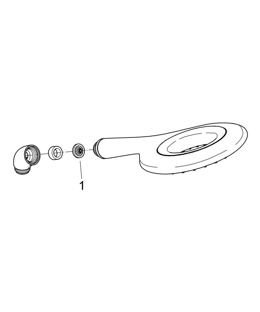 GROHE Handbrause Rainshower Icon 27276 Strahlart Rain Eco Funktion
