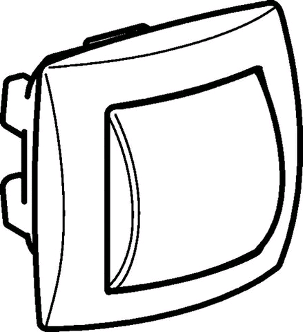 Geberit UP-Handdrücker f. 1-Mengen-Spülung zu HyTouch WC-Strg.