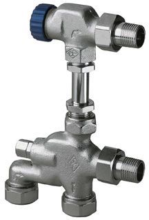 Heimeier Verteiler für E-Z-System,  3891-02.000 f. Einrohr- und Zweirohranlagen