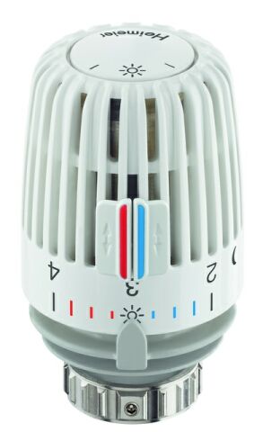 Heimeier Thermostat-Kopf K, weiss, mit Diebstahlsicherung