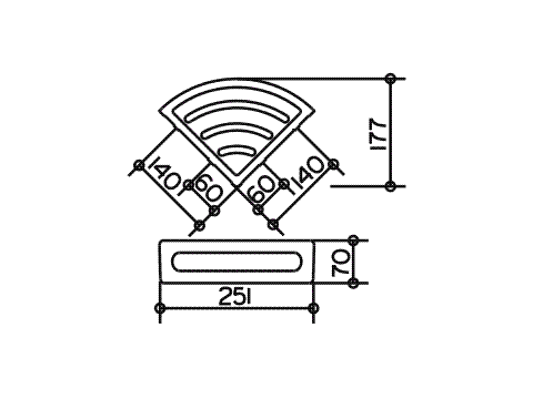 Keuco Eckschwammkorb Elegance 11657, verchromt