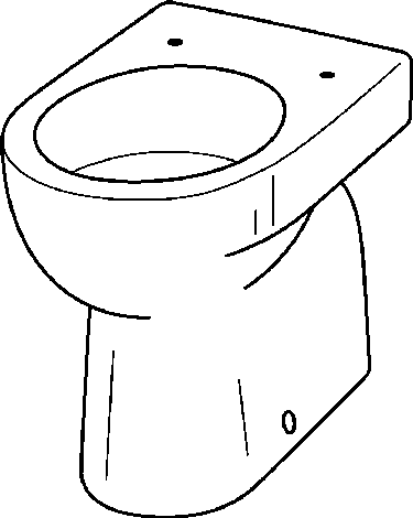Keramag Tiefspül-WC Renova Nr.1 213011 KeraTect,  4,5/6 l