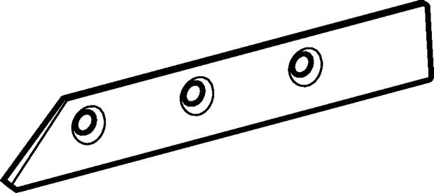 Geberit Ersatzmesser zu Hobel Media d 40-160 und Universal rechts