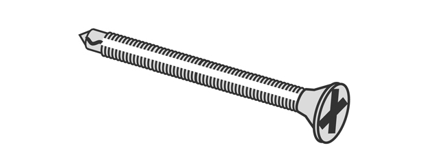 TECEprofil Paneelschraube selbstschneidend 3,5 x 35 mm (VPE 250 Stck.)