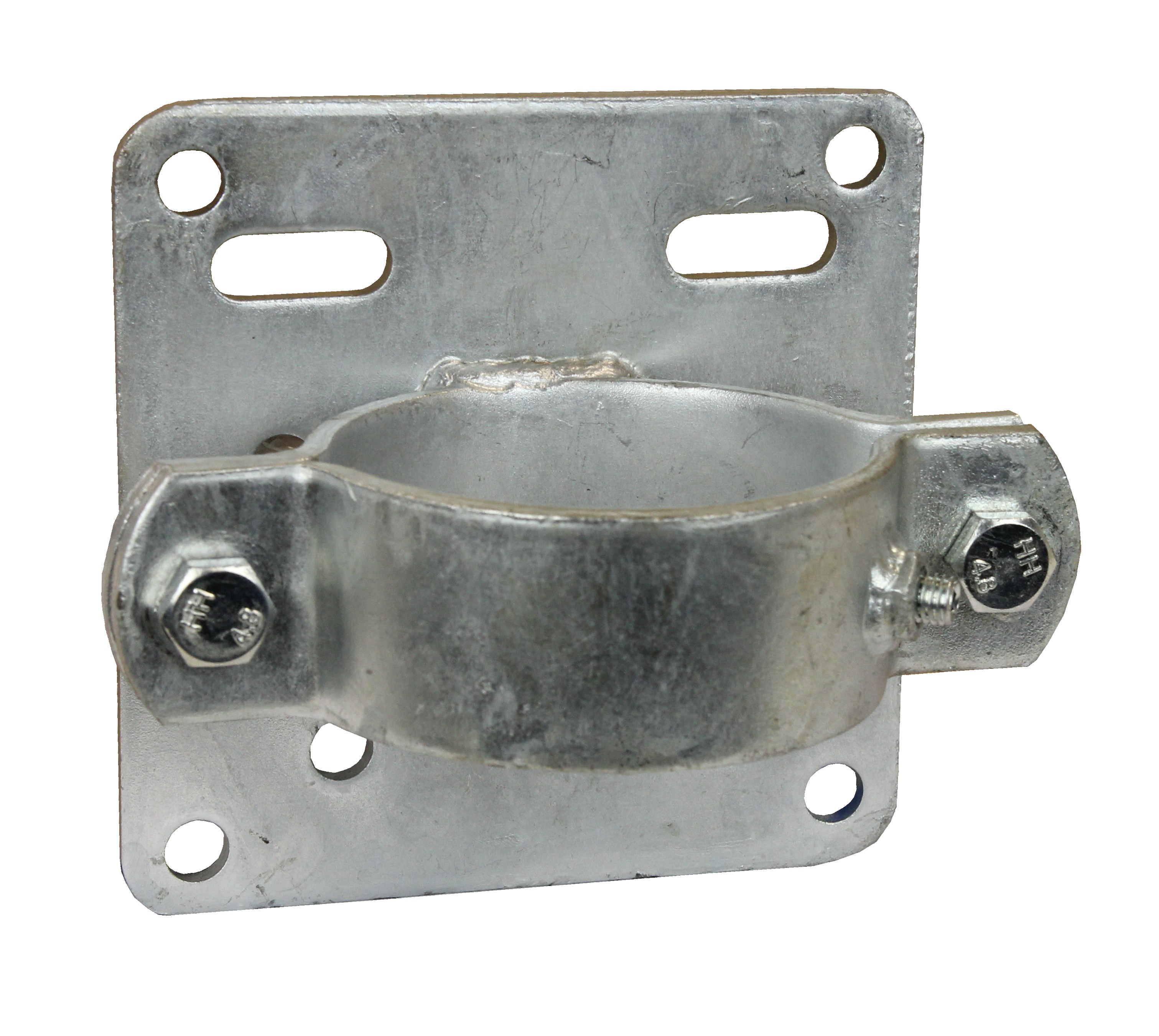 Suevia Tränkenhalter Rohr D: 102 mm, (3½") flach, o. Schrauben, Nr. 101.1487