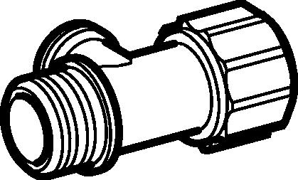 Geberit Eckventil mit Drehknopf