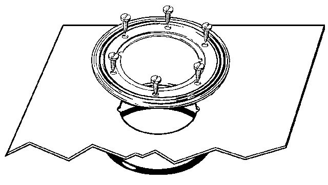 Viega Klemmflansch 4998.3, 125530, m.O-Ring, Schrauben u. Dichtungsbahn