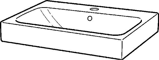 Keramag Waschtisch iCon 900x485mm