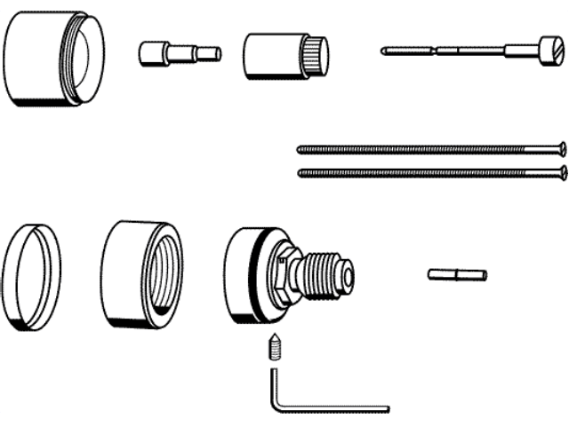 Grohe Verlängerungsset 47249 für Automatic 2000 Spezial 27,5mm chrom
