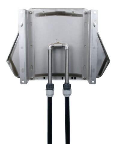 Suevia Doppel-Ventiltrogtraenke Mod. 620, Art.-Nr. 130.0620, aus Edelstahl, m. Schwimmerventil