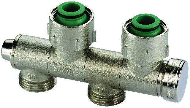 Simplex Uniarmatur VarioCon U2, f. Ventil-HK m. 3/4" AG, vern.