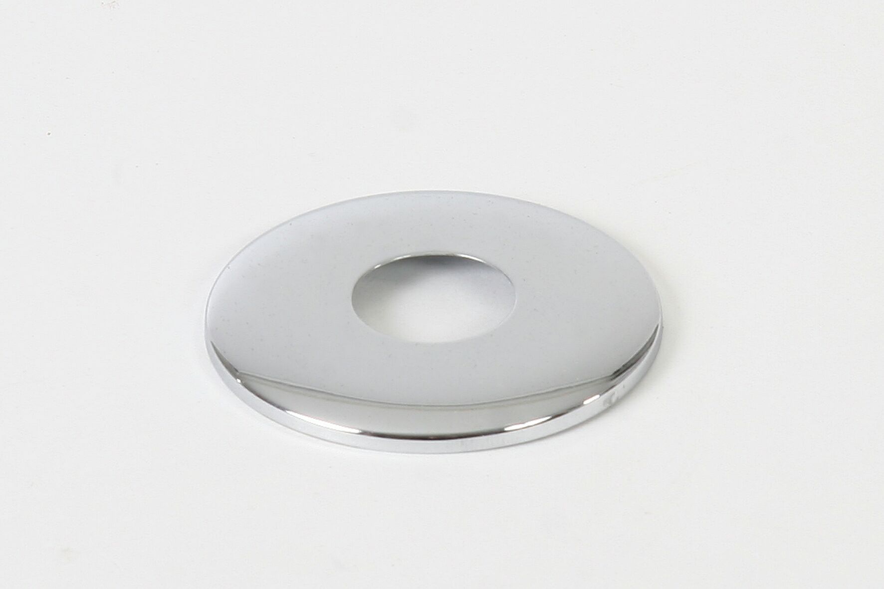 Hahn-Rosette mess. verchromt DN20 (3/4"), D: 67mm