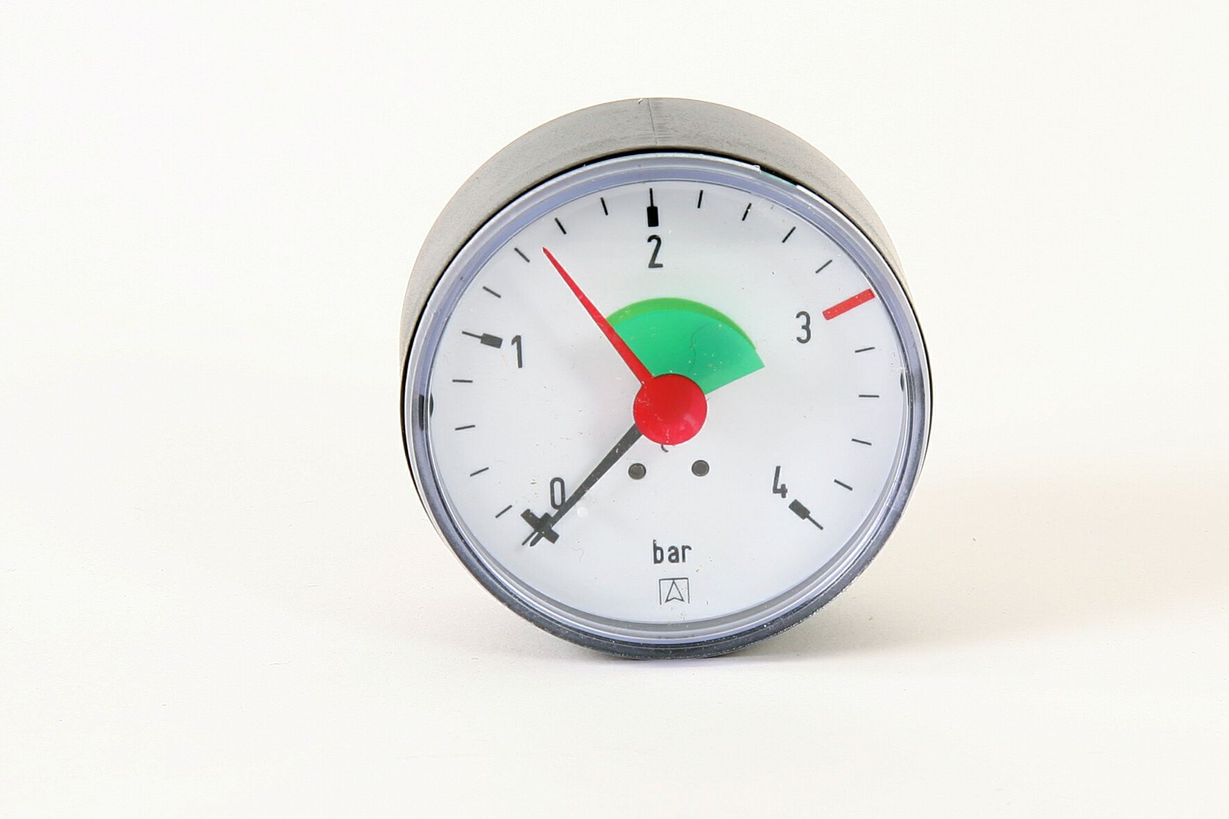 Manometer 4 bar, D: 63 mm, DN10 (3/8"), Abgang hinten
