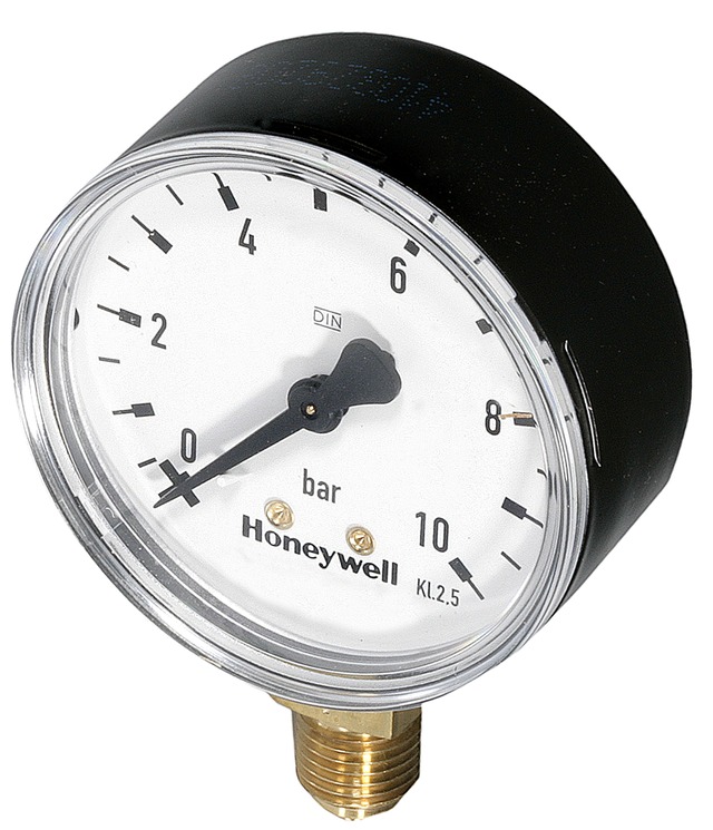 Honeywell Manometer M39M, G 1/4", Abg. unten, 63mm