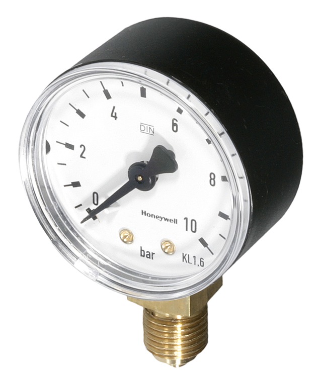 Honeywell Manometer M38K, G 1/4", Abg. unten, 50mm
