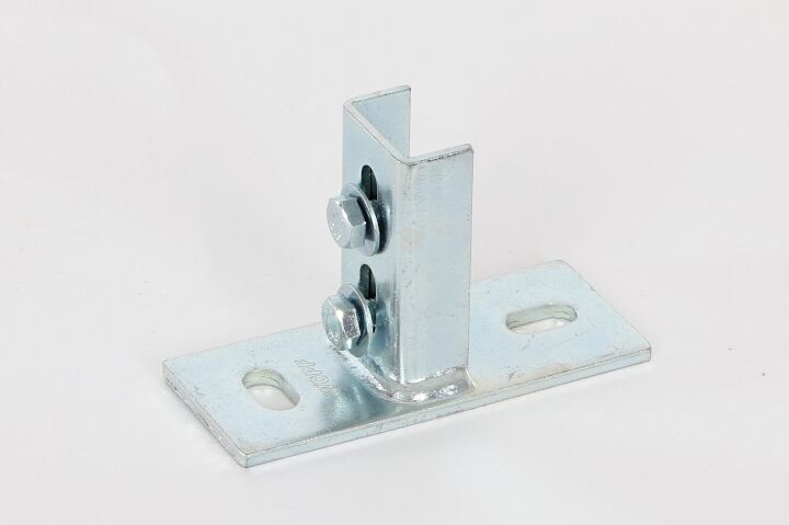Tyco Sattelflansch SF-S, galv. verz., zu Schienenbreite 30mm (Uni 0,1,2)
