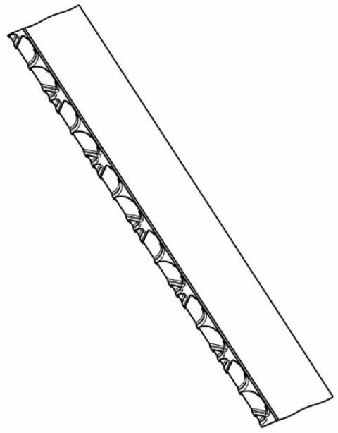 Schütz Tür-und Anschlusselement R 50, Abm. 1450 x 190 mm (VPE 10 Stck.)