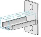 Tyco Sattelflansch SF-S, galv. verz., zu Schienenbreite 30mm (Uni 0,1,2)