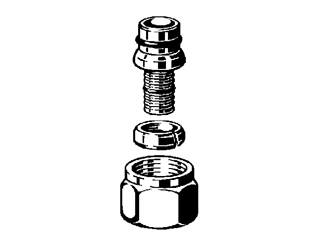 Viega Raxofix Verschraubung, Mod. 5381.5, vernickelt