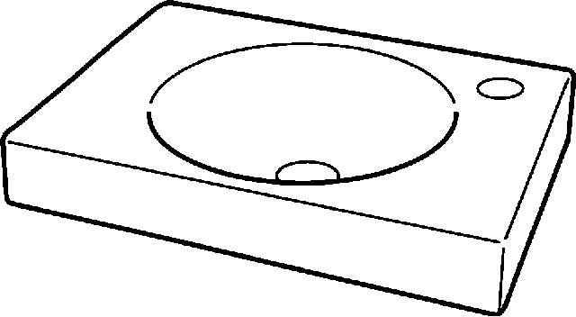 Keramag Handwaschbecken Preciosa II 400x280mm, ohne ÜL HL rechts, 273240