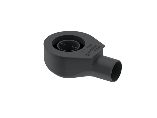 TECEdrainline Ablauf-Grundkörper flach, DN50 Auslauf seitlich 0,65 l/s