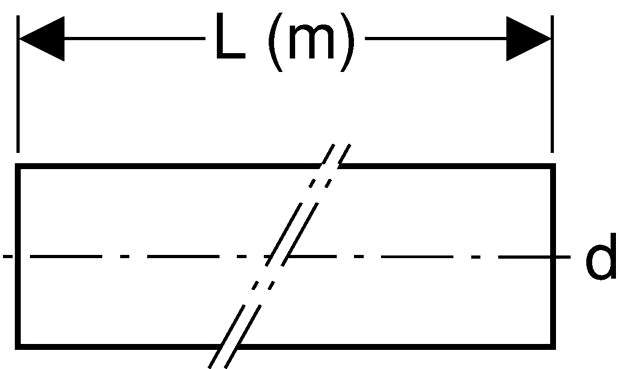 Geberit PE Rohr, L: 5,00 m