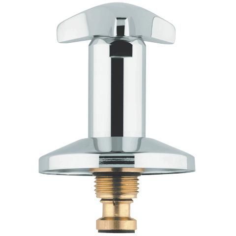Grohe Oberteil 11502 für Unterputz-Ventile Trecorn Gr. Mark. rot 1/2" chrom