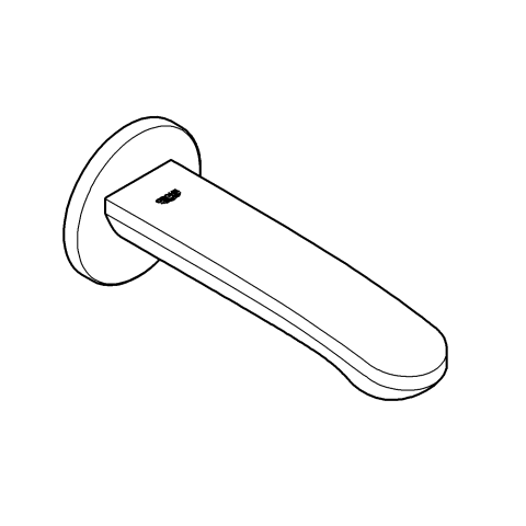 Grohe Wanneneinlauf Eurostyle C 13276 Ausladung 170mm chrom