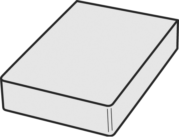 Keramag Abdeckplatte Dejuna 270x50x300mm, für 808527, Grafit matt