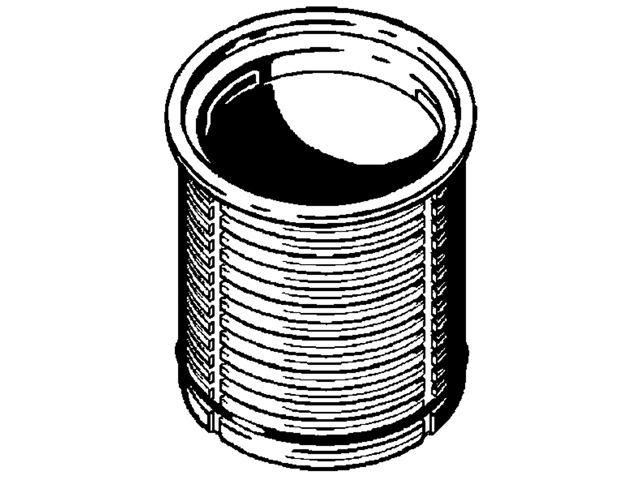 Viega Aufsatzrahmen 4962, Du.120mm, 586416, Rahmen aus Edelstahl