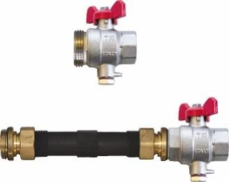 Logafix WMZ-Einbaustrecke 3/4" horizontal, Typ UHE-WMZ, m.Spez-KH, Anschluss M10