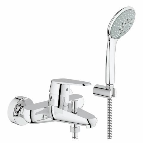 Grohe Wannenbatterie Eurodisc C 33395 Wandmont. Euphoria Brausegarnitur chrom