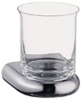 Emco Contour Glashalter mit Kristallglas klar, Art.-Nr. 2820 00100 chrom