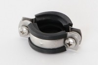 Schraub-Rohrschelle Edelstahl V2a Schraub-Rohrschelle Edelstahl V2a