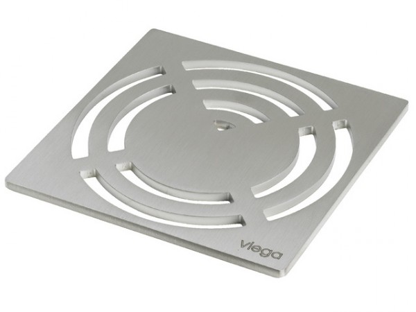 Viega Rost Visign RS3, 4929.3, 143 x 143mm, 492342, aus Edelstahl massiv