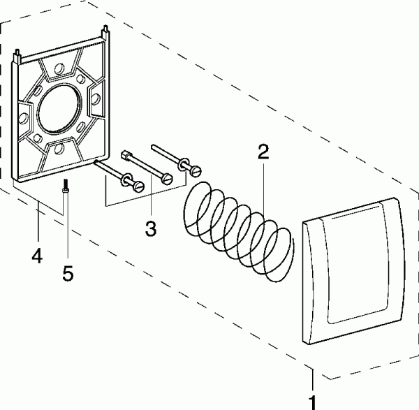 Grohe Classic-Abdeckplatte 43048 für Urinal mattchrom