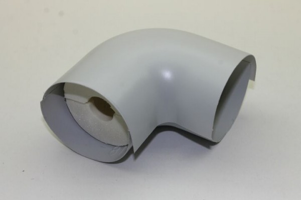 PUR-PVC Isolierbogen, PVC-Mantel