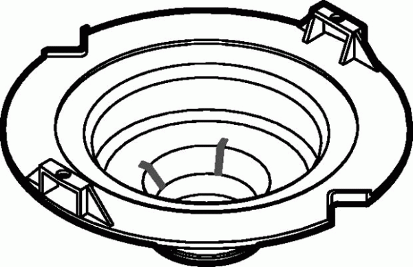 Geberit Befestigungsscheibe zu Pluvia Einlaufkörper