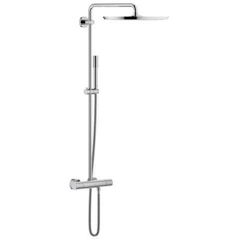 Grohe Duschsystem Rainshower 27174 mit Thermostat Kopfbr. Jumbo Sena Handbrause chrom